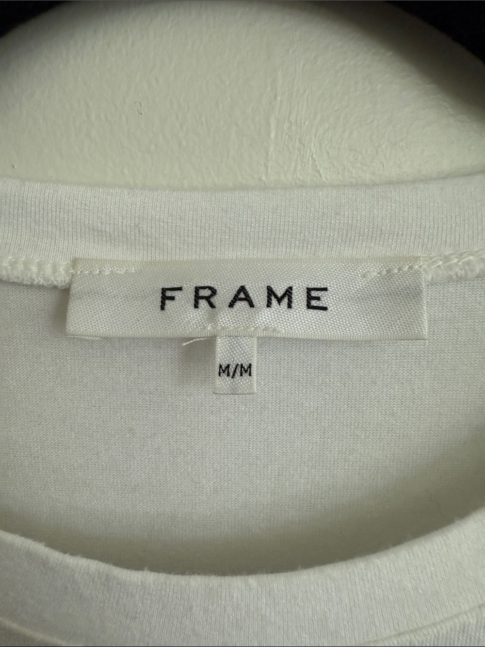 Frame Denim White Puff-Sleeve Short Sleeve Tee - Picture 2 of 2